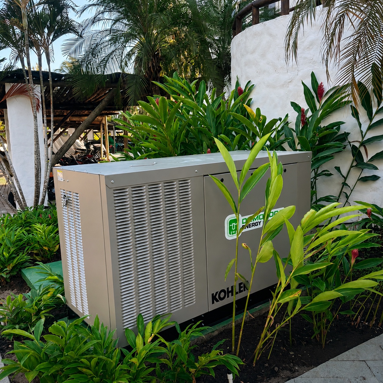 Generador Kohler instalado por DeMotors Energy